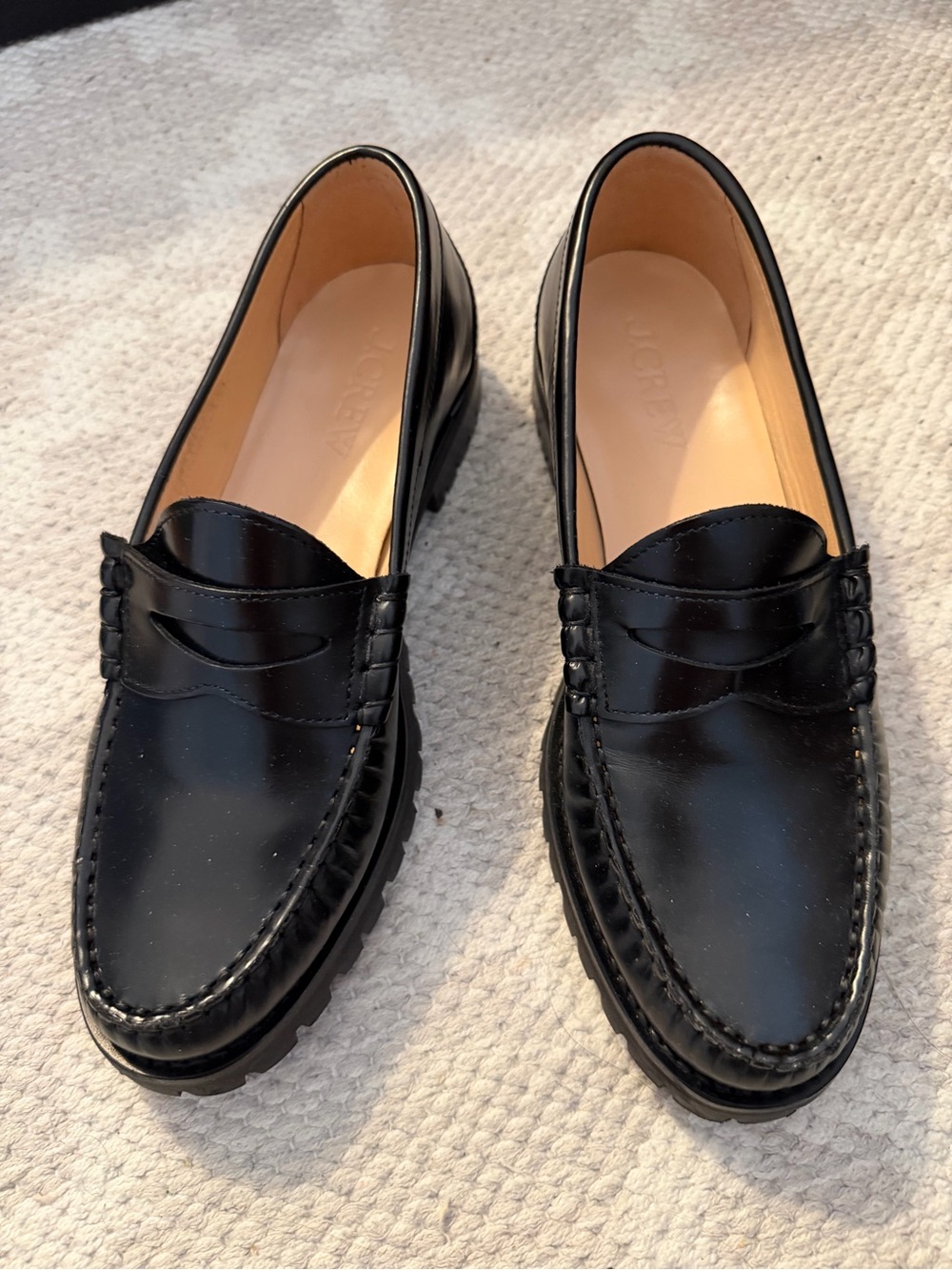 J. Crew Women's Winona lug sole Loafers /Size 8.5